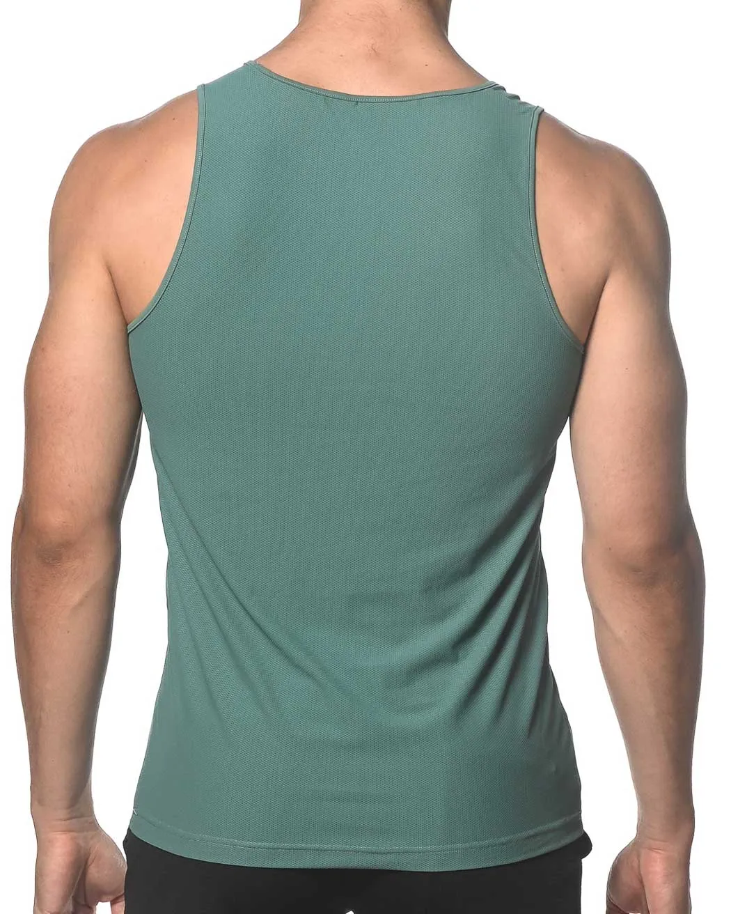 Textured Mesh Stretch Performance Tank