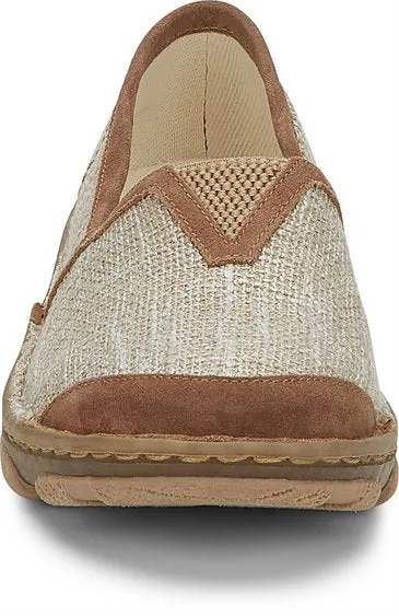 Tony Lama Beige/Tan Renata Round Toe Casual Shoes for Women