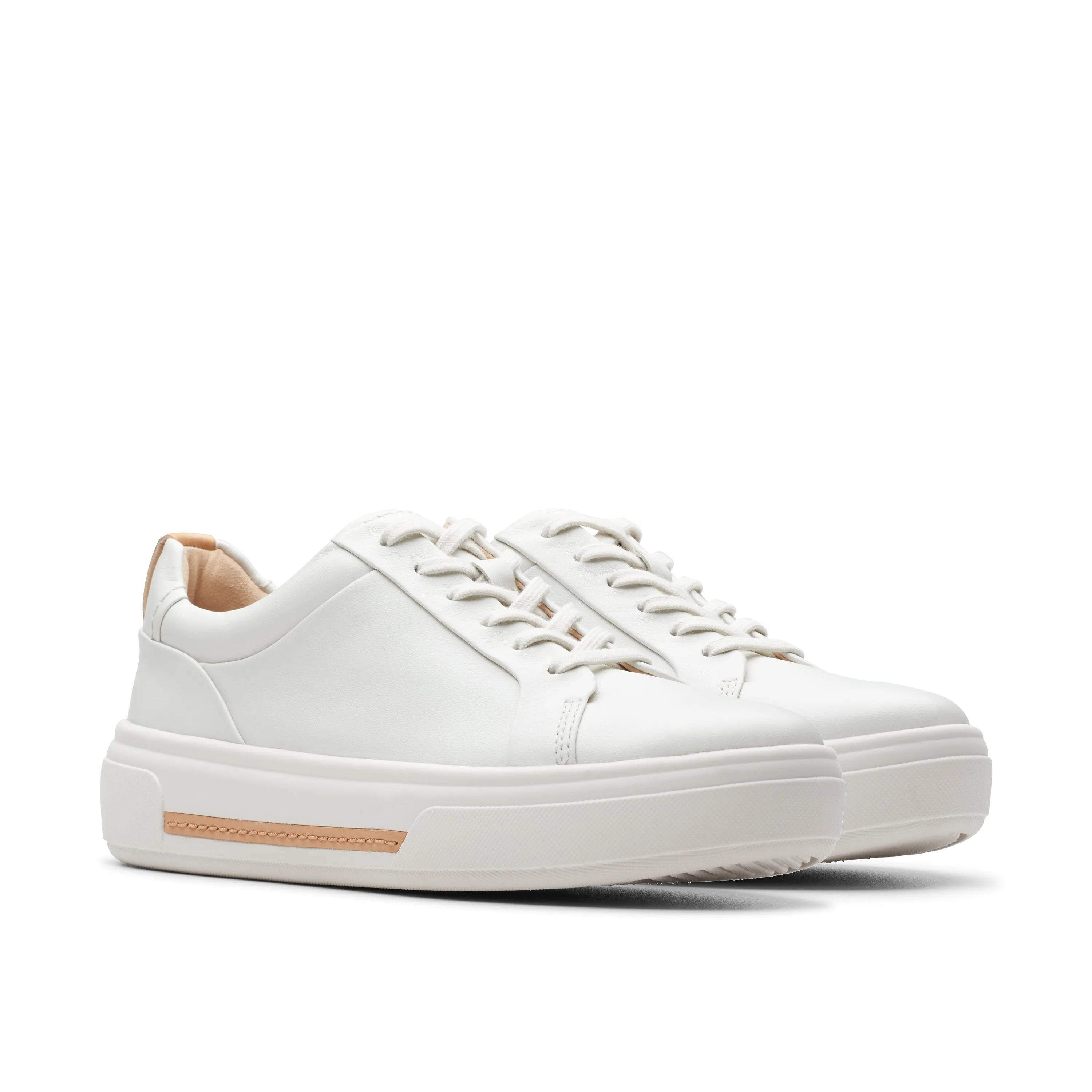 Women's Clarks Hollyhock Walk Color: Off White Leather