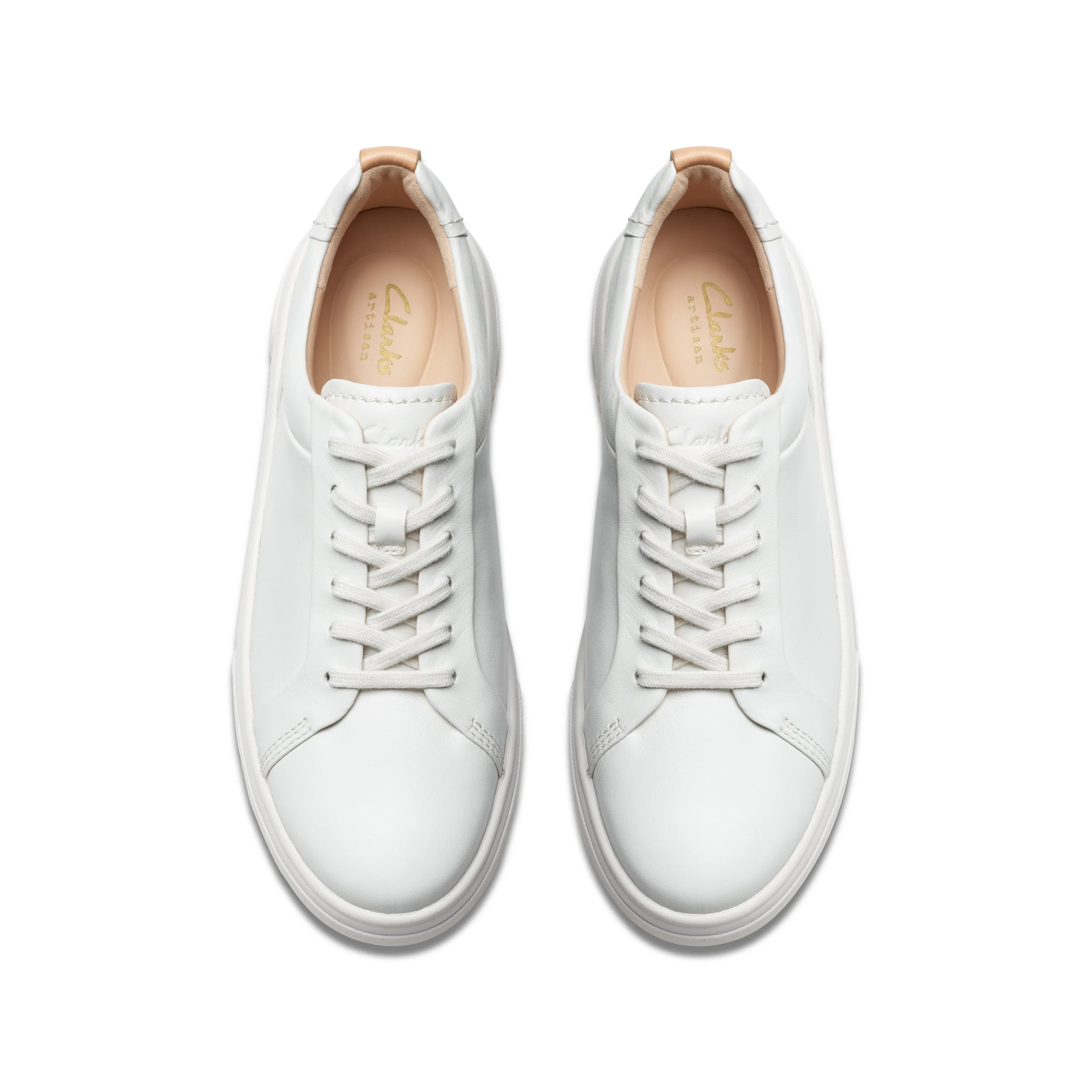 Women's Clarks Hollyhock Walk Color: Off White Leather