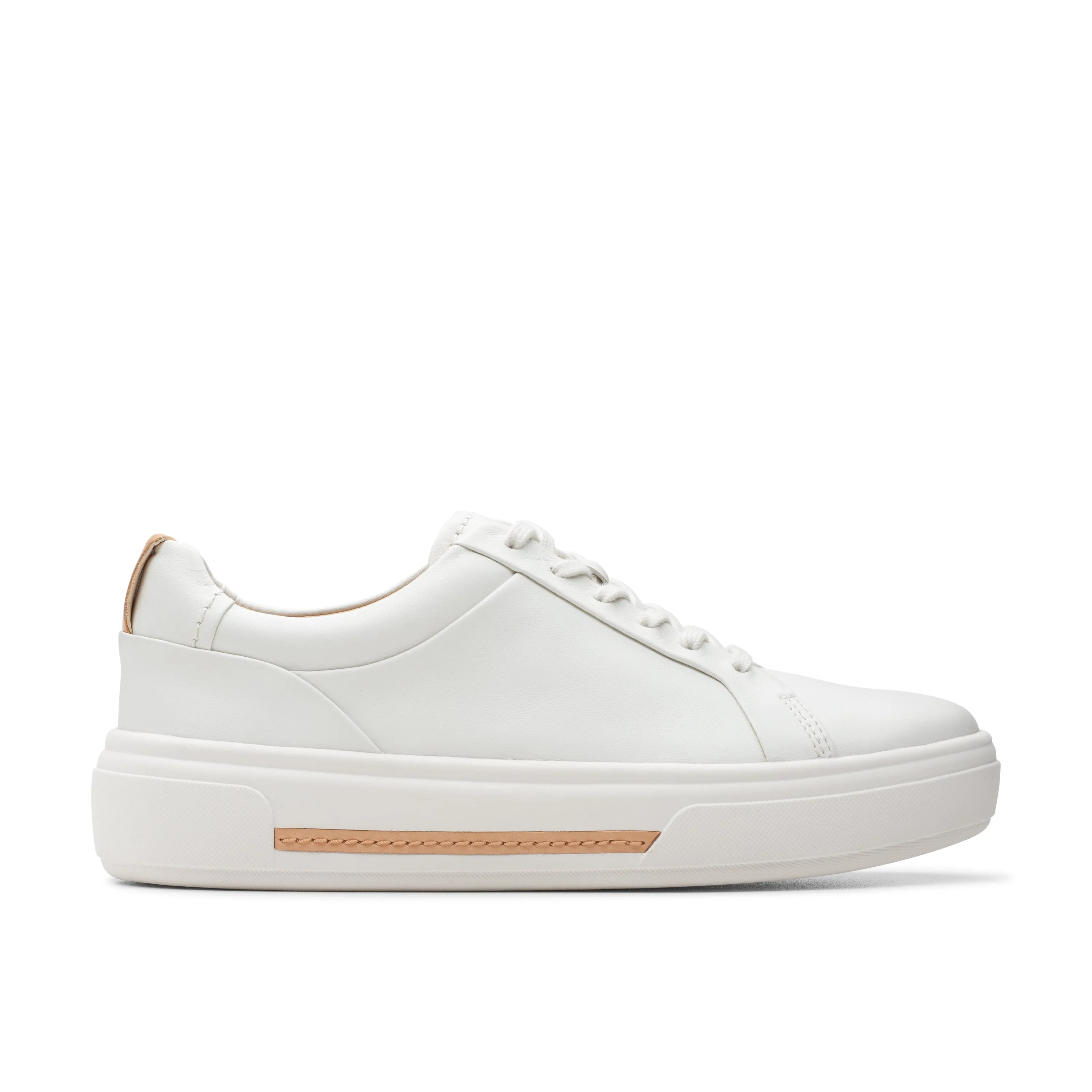 Women's Clarks Hollyhock Walk Color: Off White Leather