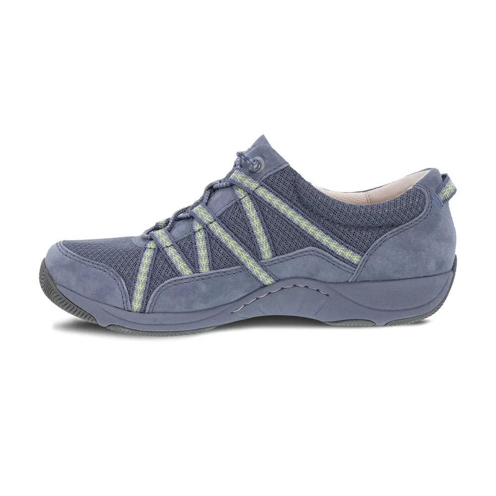 Women's Dansko Harlyn Color: Blue Suede Sneaker