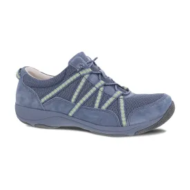 Women's Dansko Harlyn Color: Blue Suede Sneaker