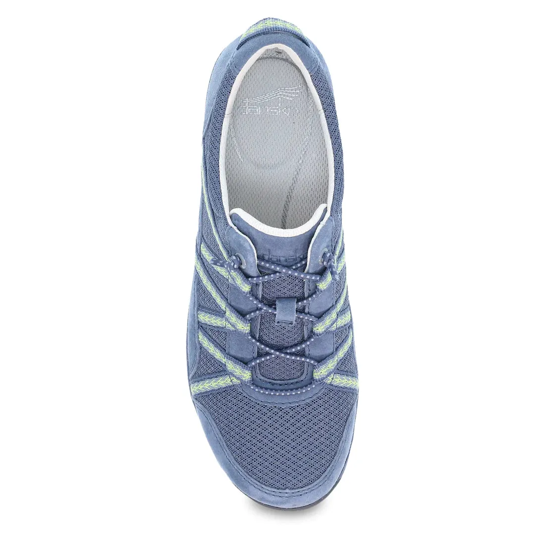 Women's Dansko Harlyn Color: Blue Suede Sneaker