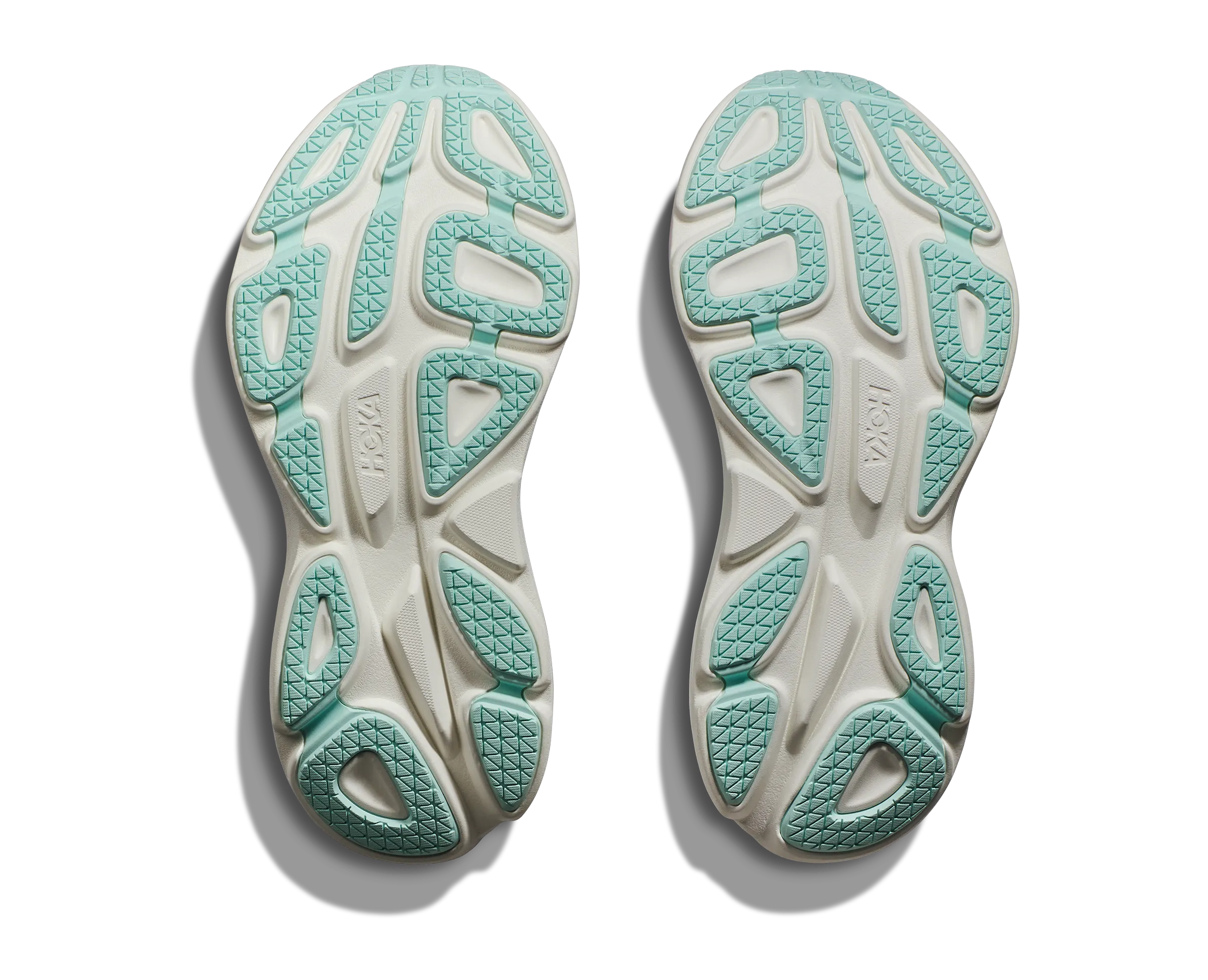 Women's Hoka Bondi 8 Color: Airy Blue / Sunlit Ocean