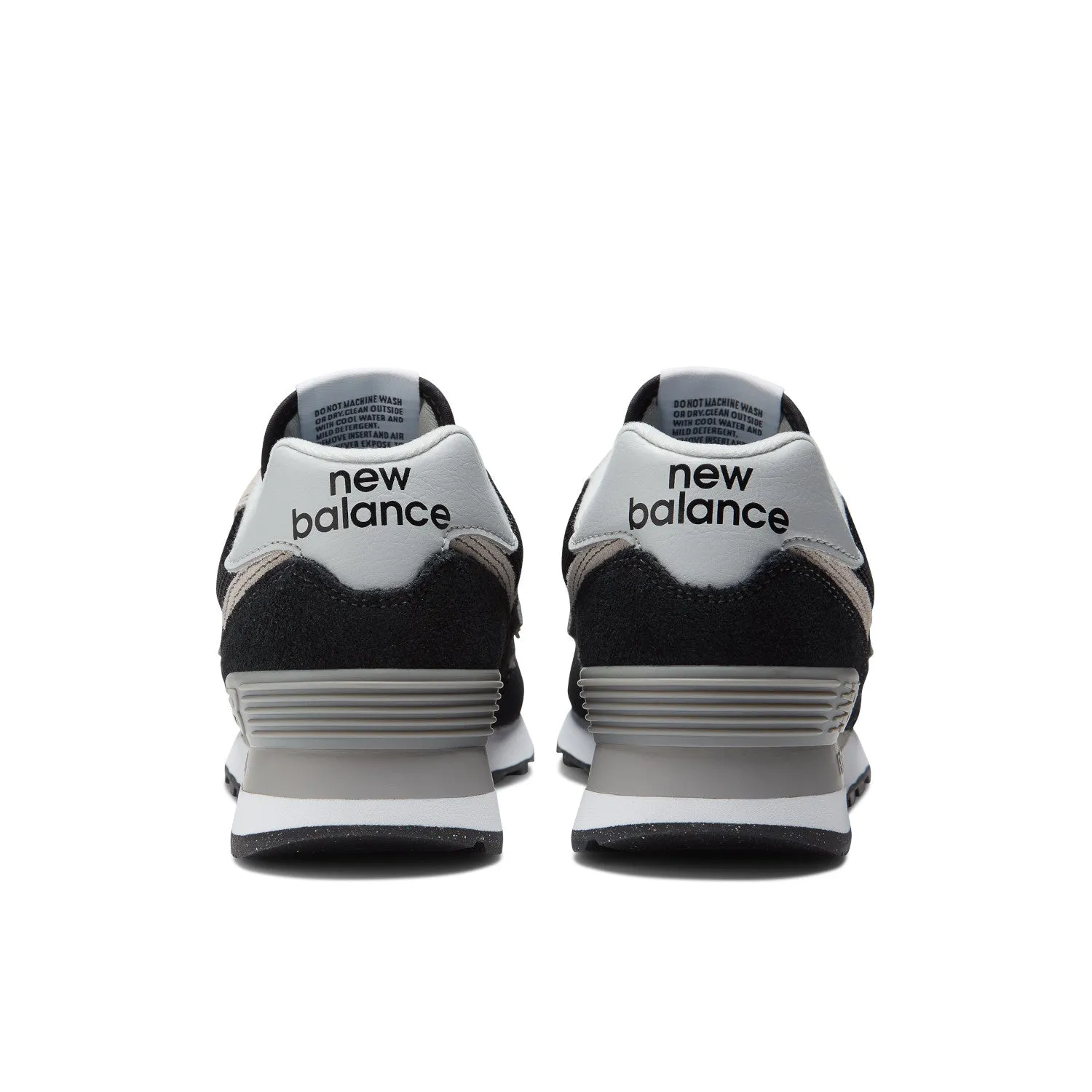 Women's New Balance 574 Core Color: Black with White