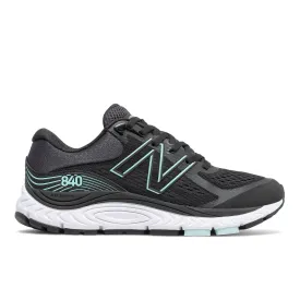 Women's New Balance 840v5 Color: Black with Storm Blue